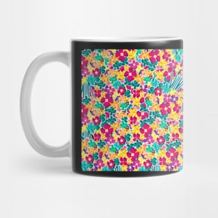 Pattern of vivid folk art flowers Mug